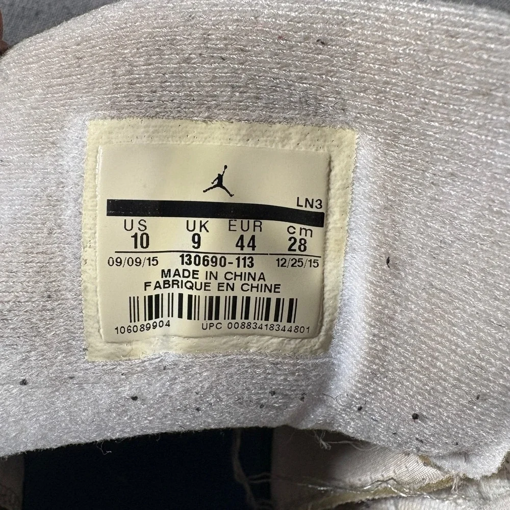 Jordan 12 Retro French Blue Mens Sz 10 White Blue 130690-113 Replacement Strings